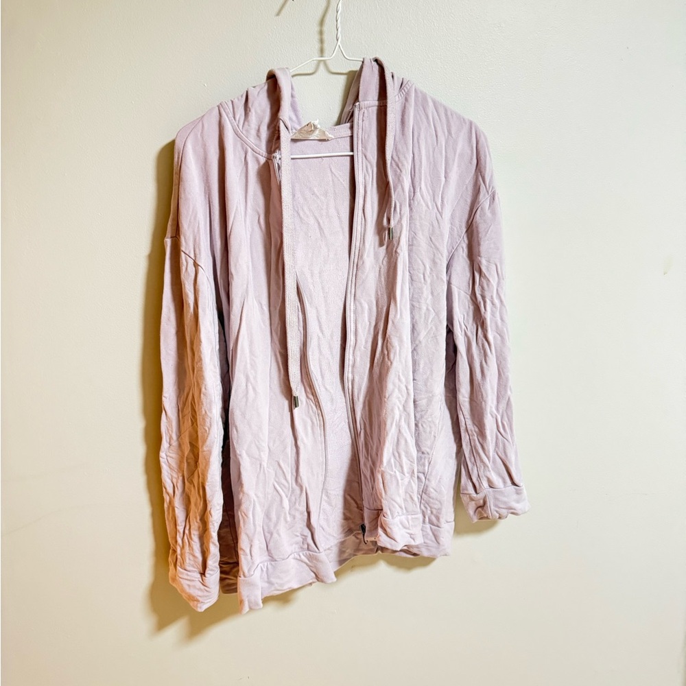 Workshop Republic Clothing Soft Pink Hooded Jacket